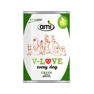 Ami Vegetarian Wet Dog Food (Green) 400g