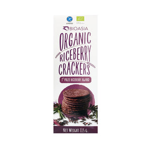 BioAsia Organic Riceberry Crackers 115g