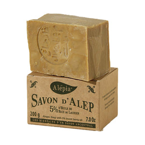 Alepia Aleppo Soap with 5% laurel berry oil 200g