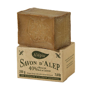 Alepia Aleppo Soap with 40% laurel berry oil 200g