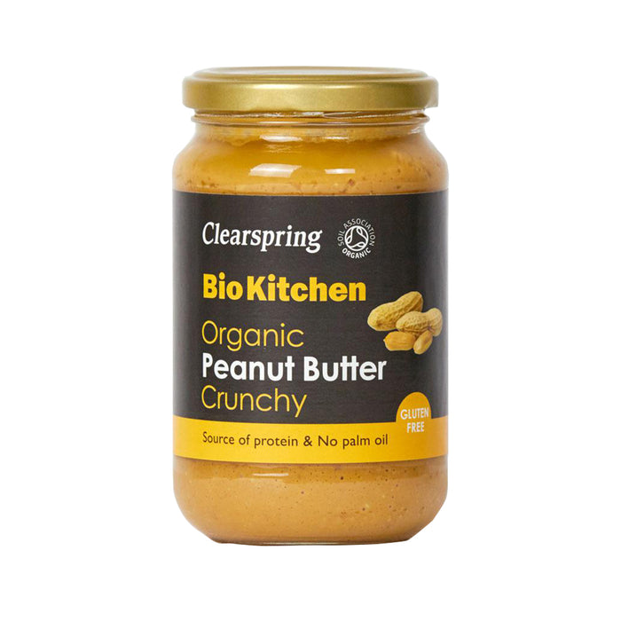Clearspring Bio Kitchen Organic Peanut Butter Crunchy  350g
